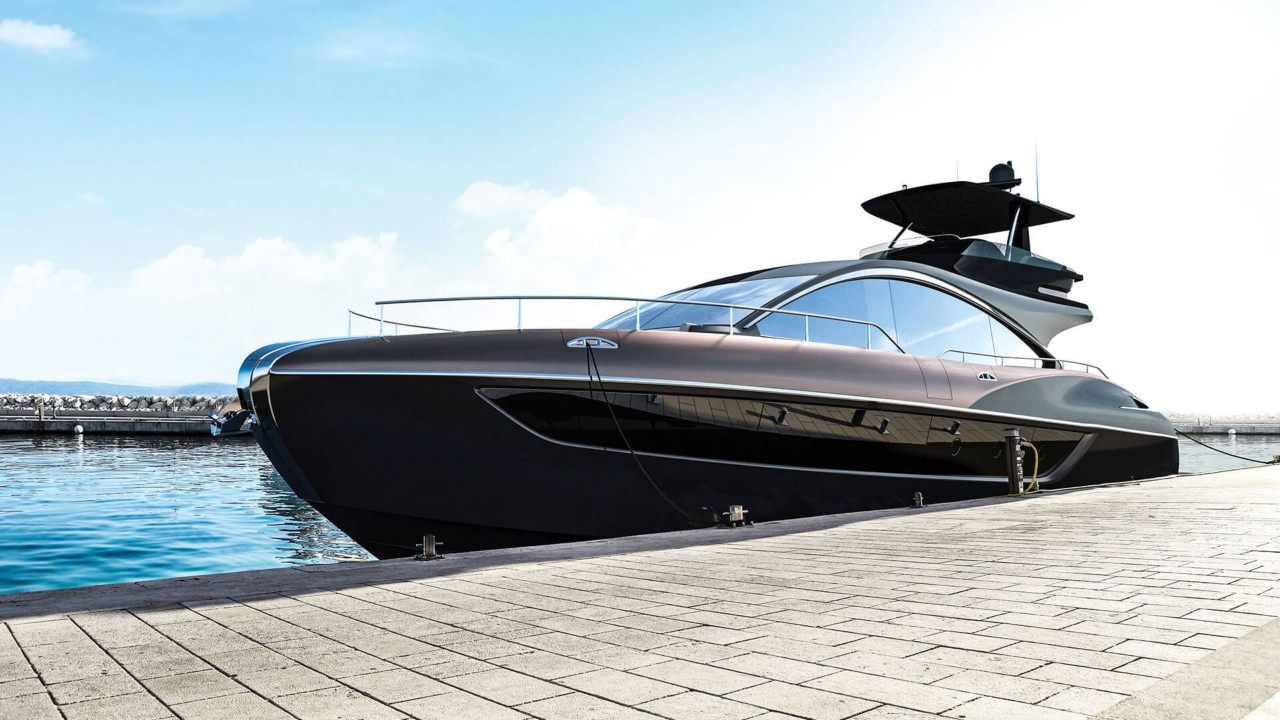 Presentazione dello yacht di lusso Lexus LY 650