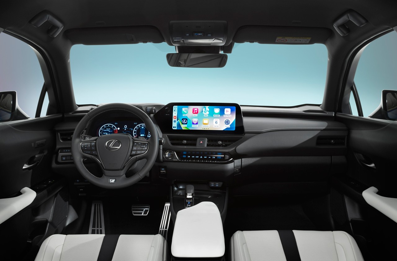 Interior of the Lexus UX
