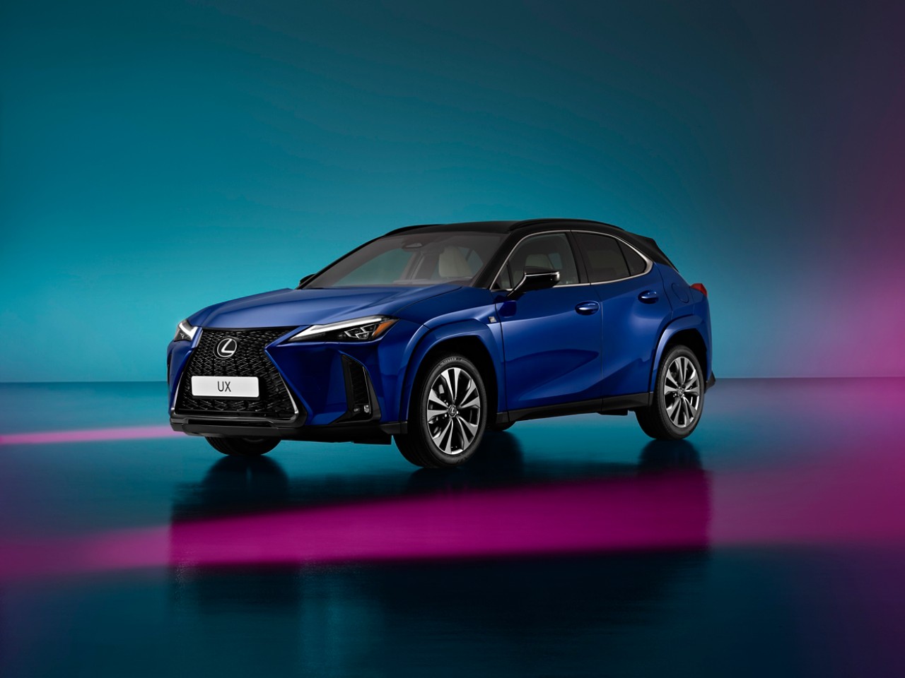 Side profile of the Lexus UX