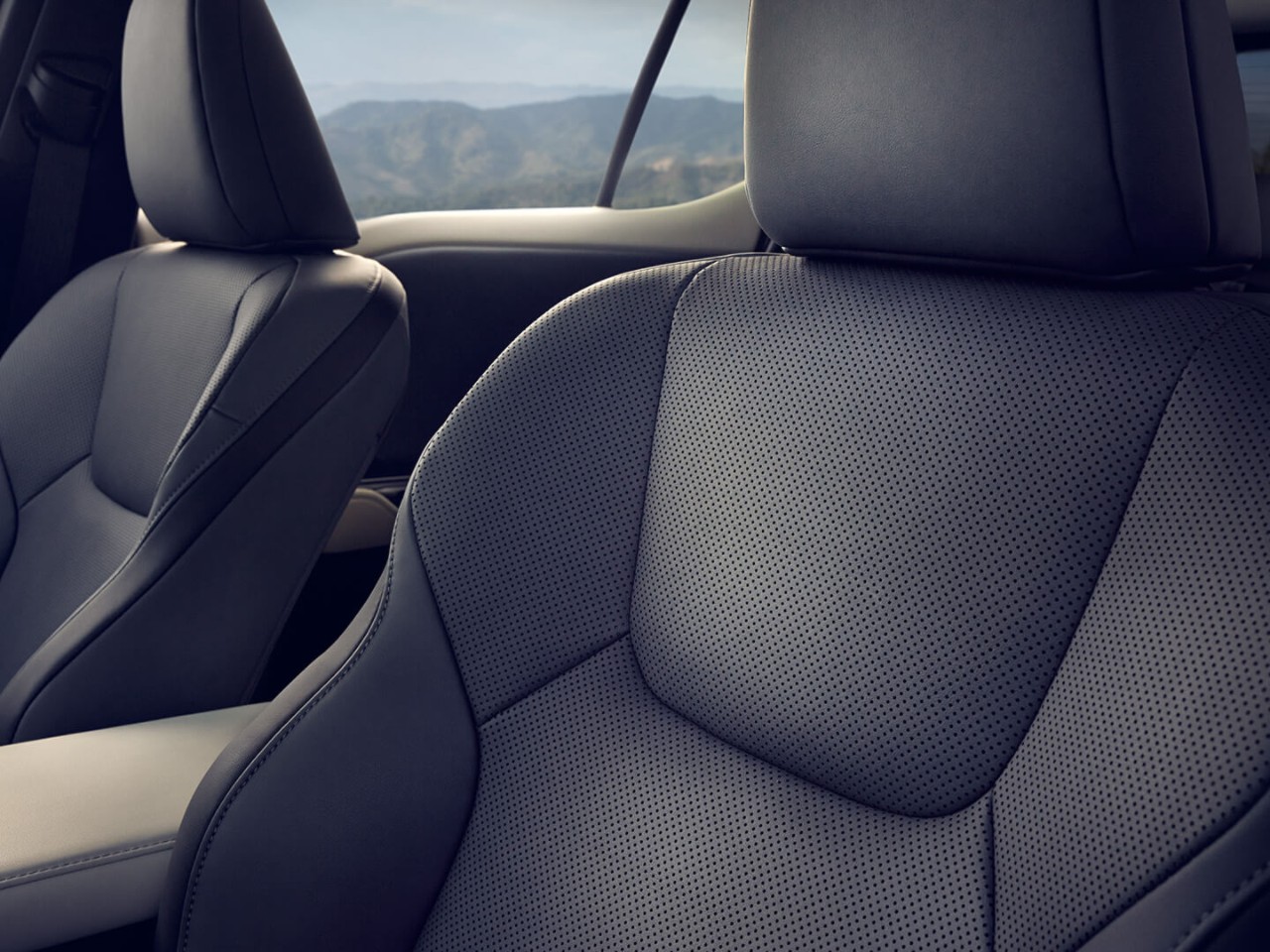 The One Motion Grip steering wheel in the Lexus RZ cockpit