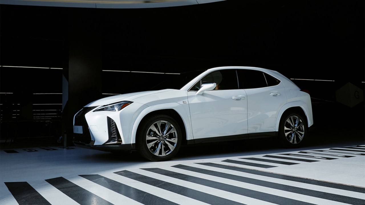 Side view of a Lexus UX